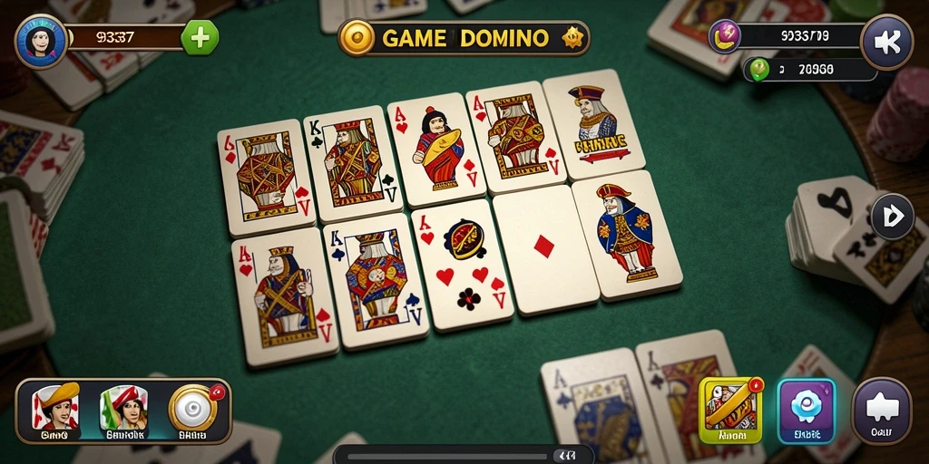Gameplay seru dalam permainan Domino 93337.