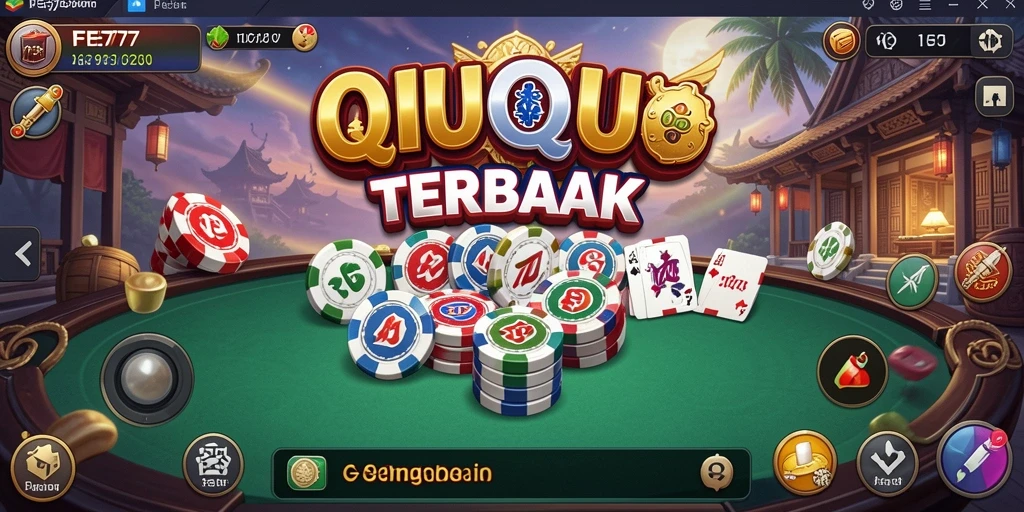 Screenshot gameplay FE777 menampilkan suasana kompetitif QiuQiu yang seru.