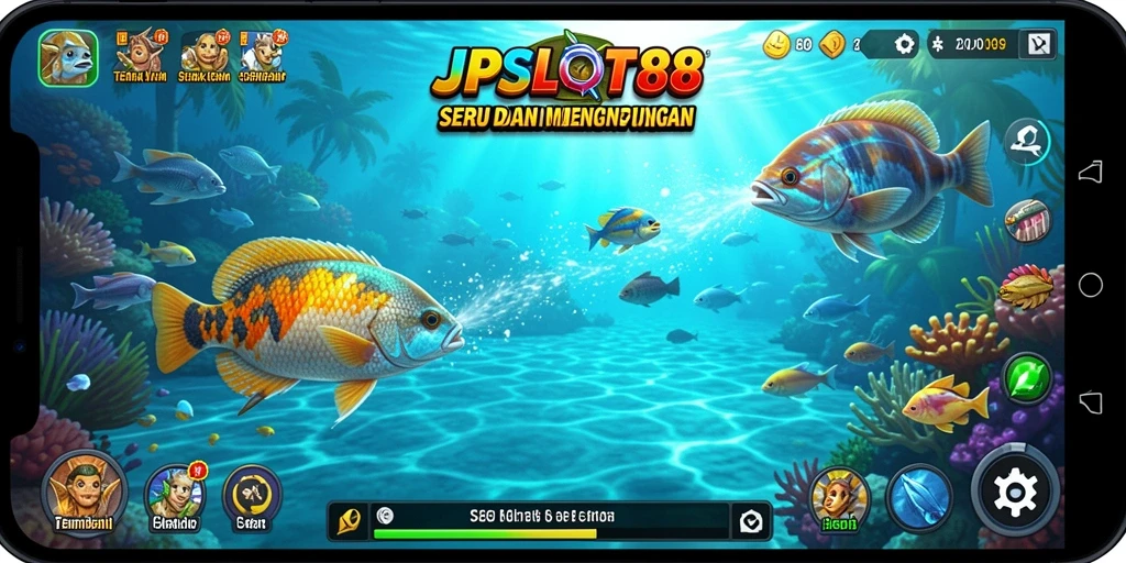Gameplay menembak ikan yang seru dan menantang di JPSLOT88.