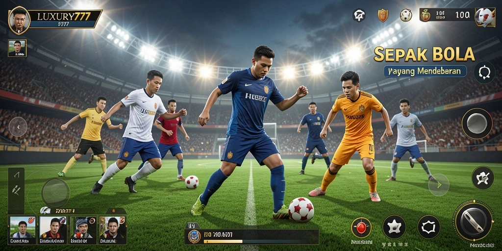 Tampilan gameplay seru dan mendebarkan dari LUXURY777.