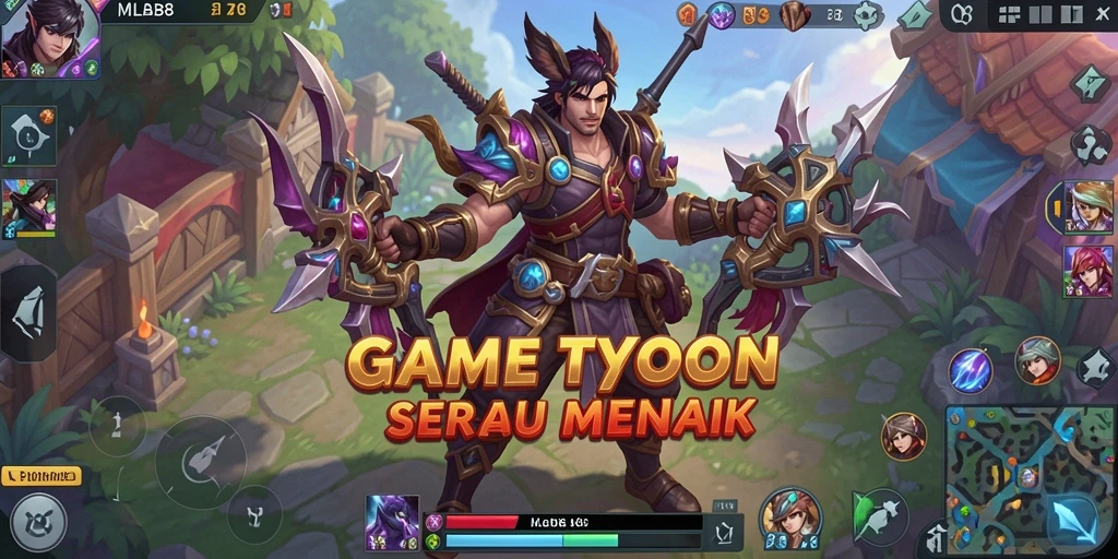 Tampilan menarik gameplay Tycoon dalam MLBB8.