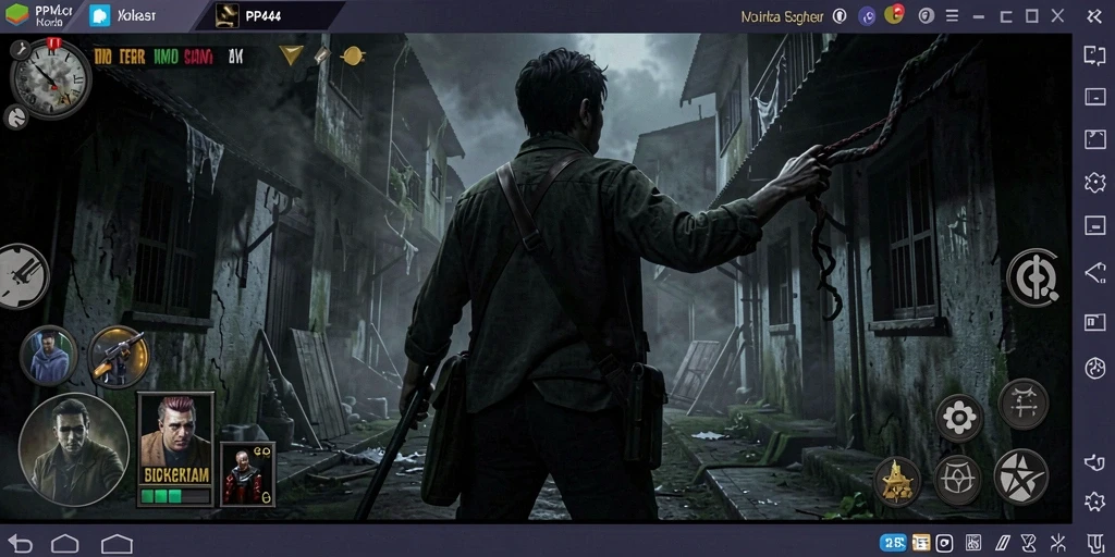 Tampilan gameplay PP444 yang menakutkan dan mencekam.