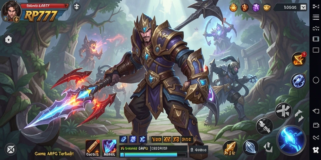 Screenshot gameplay intens dari RP777 menampilkan aksi petualangan yang menarik.